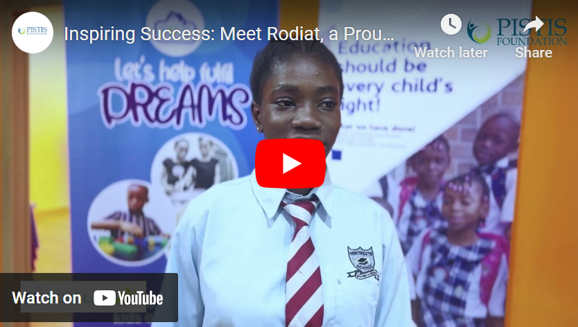 Inspiring Success: Meet Rodiat, a Proud Pistis Scholar